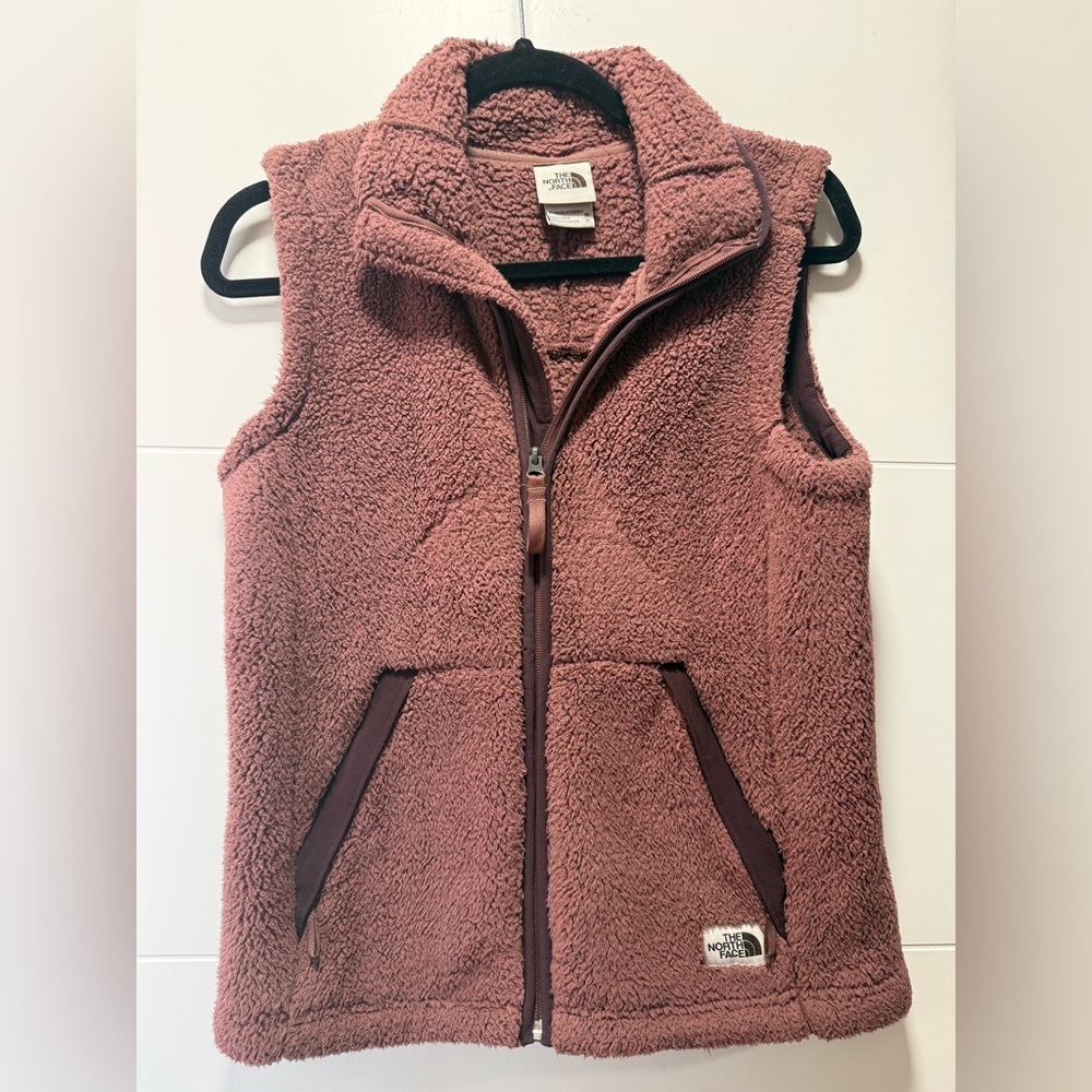 The North Face Dusty Rose Sherpa Fleece Vest